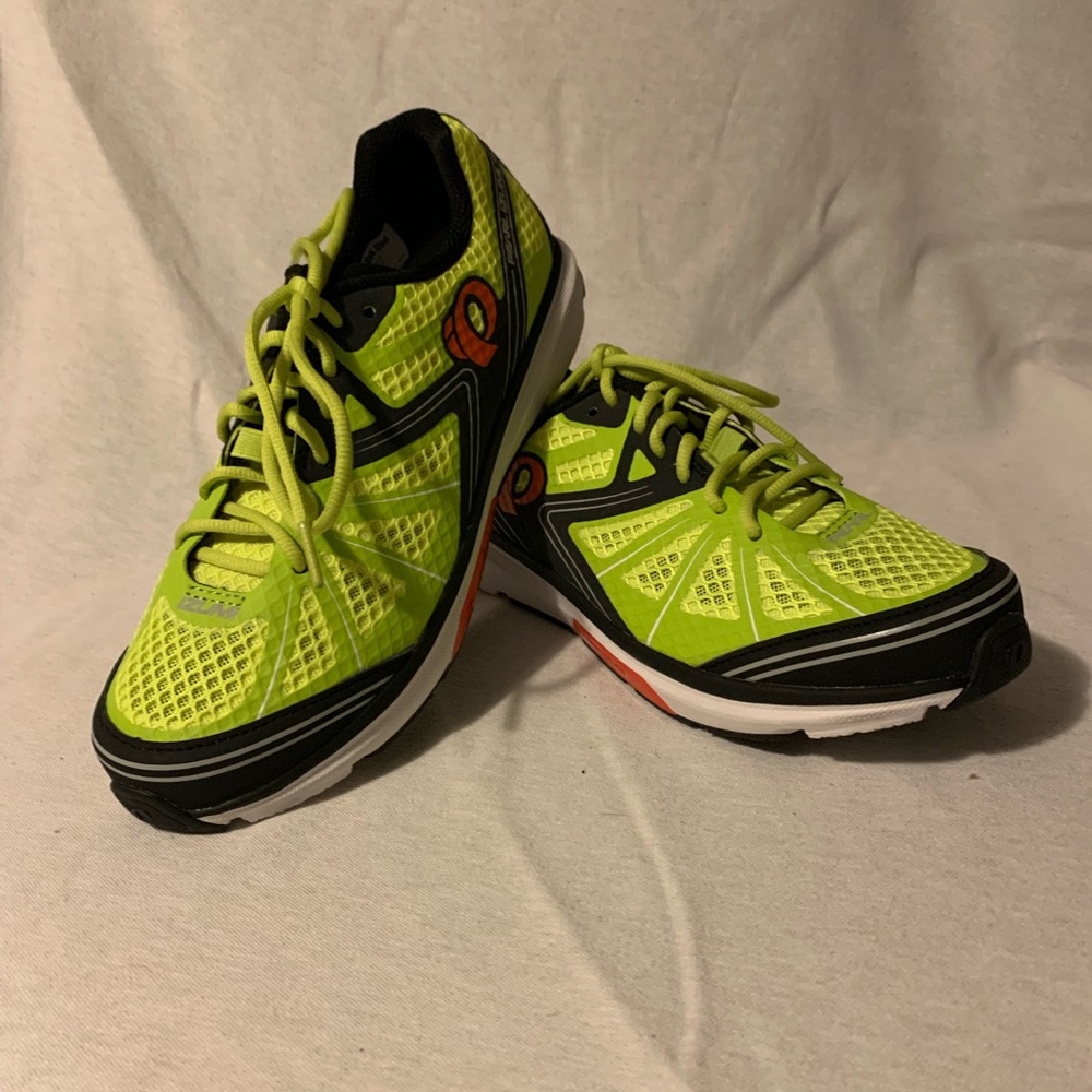 Men’s Pearl Izumi X Road Fuel IV Green Clip In Cleat Cycling Sneakers sz 42/9.5